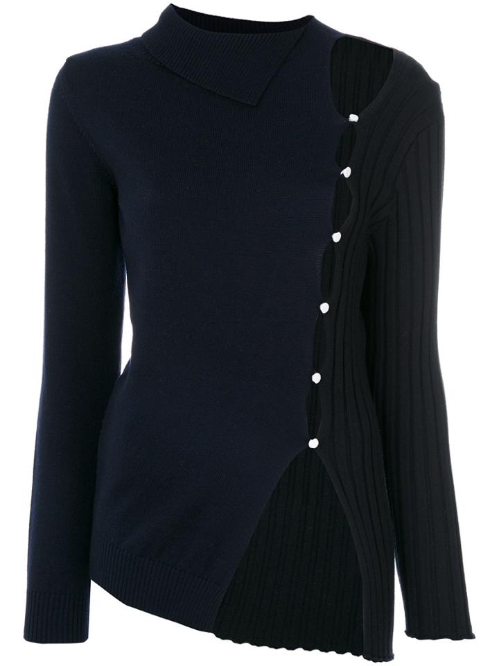 Jacquemus Side Cut-out Jumper - Blue