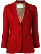 Société Anonyme Summer C Jacket, Women's, Size: 46, Red, Linen/flax