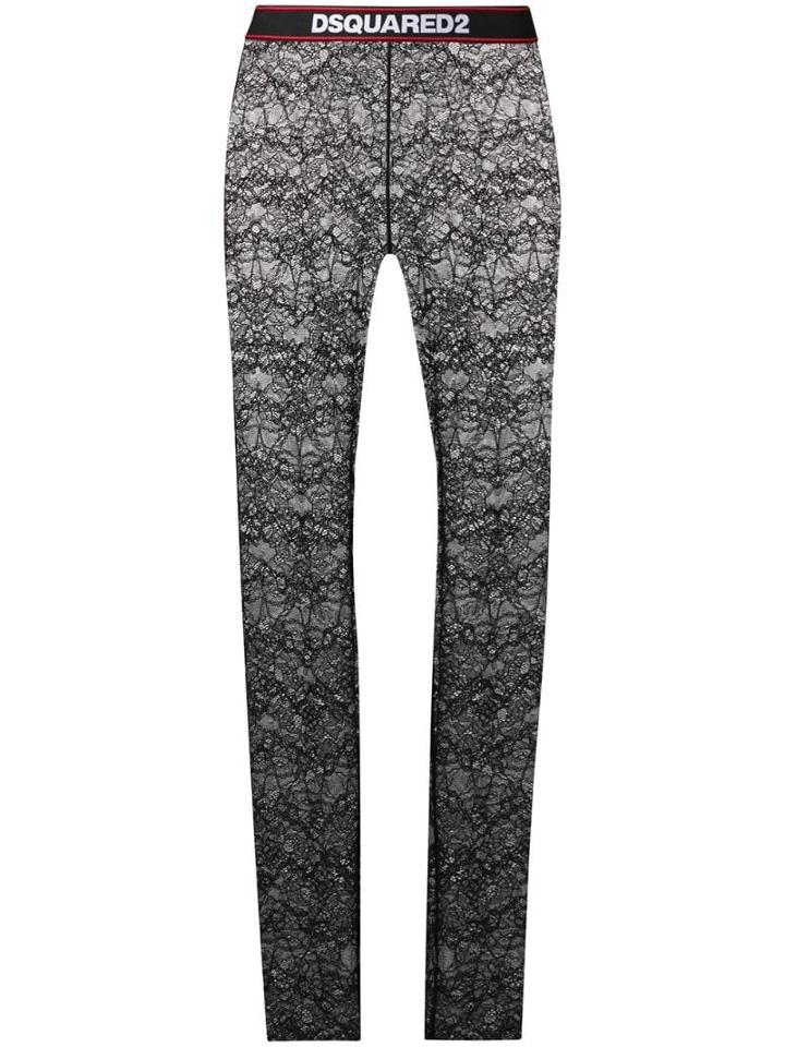 Dsquared2 Lace Leggings - Black