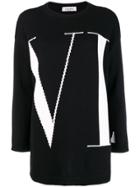 Valentino Vltn Logo Jumper - Black
