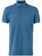 Ermenegildo Zegna - Short Sleeve Polo Shirt - Men - Silk/cotton - 48, Blue, Silk/cotton
