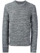Maison Margiela Melange Knit Sweater - Black