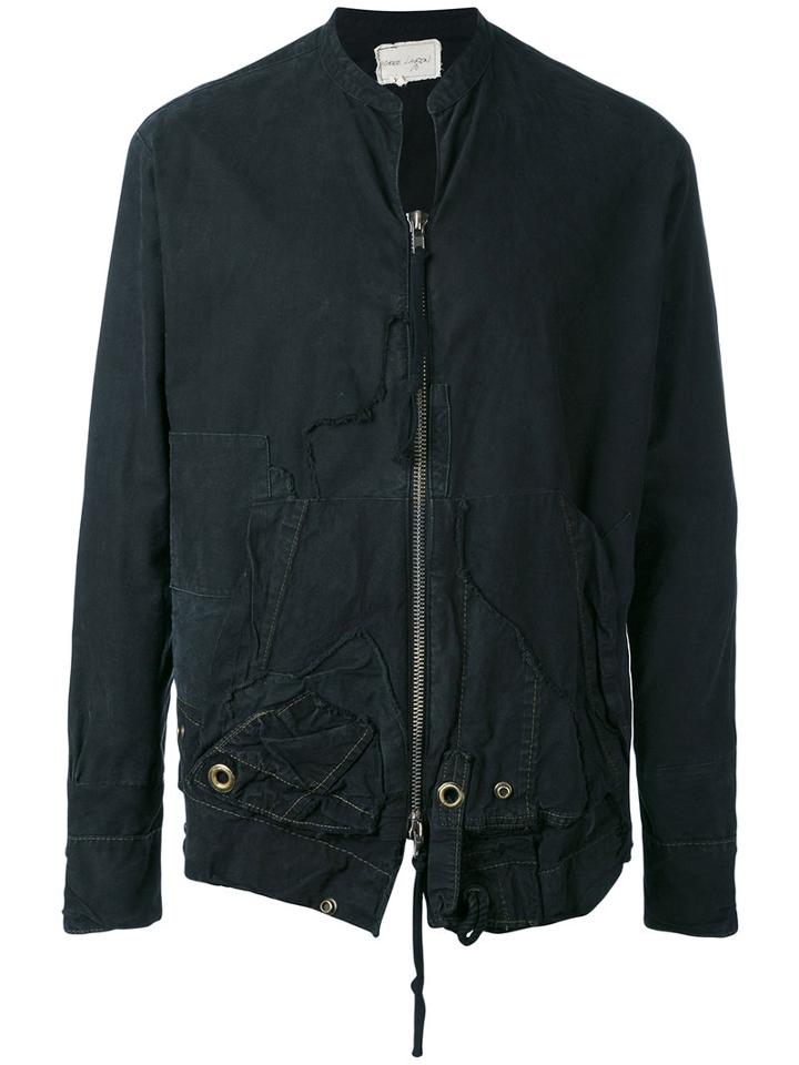 Greg Lauren - Zipped Classic Shirt - Men - Cotton - 3, Black, Cotton