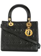 Christian Dior Pre-owned Lady Dior Cannage Bag - Black