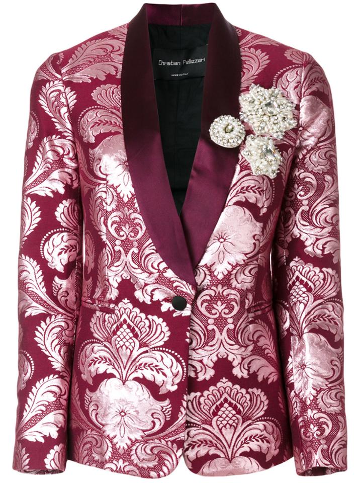 Christian Pellizzari Baroque Style Jacket - Pink & Purple
