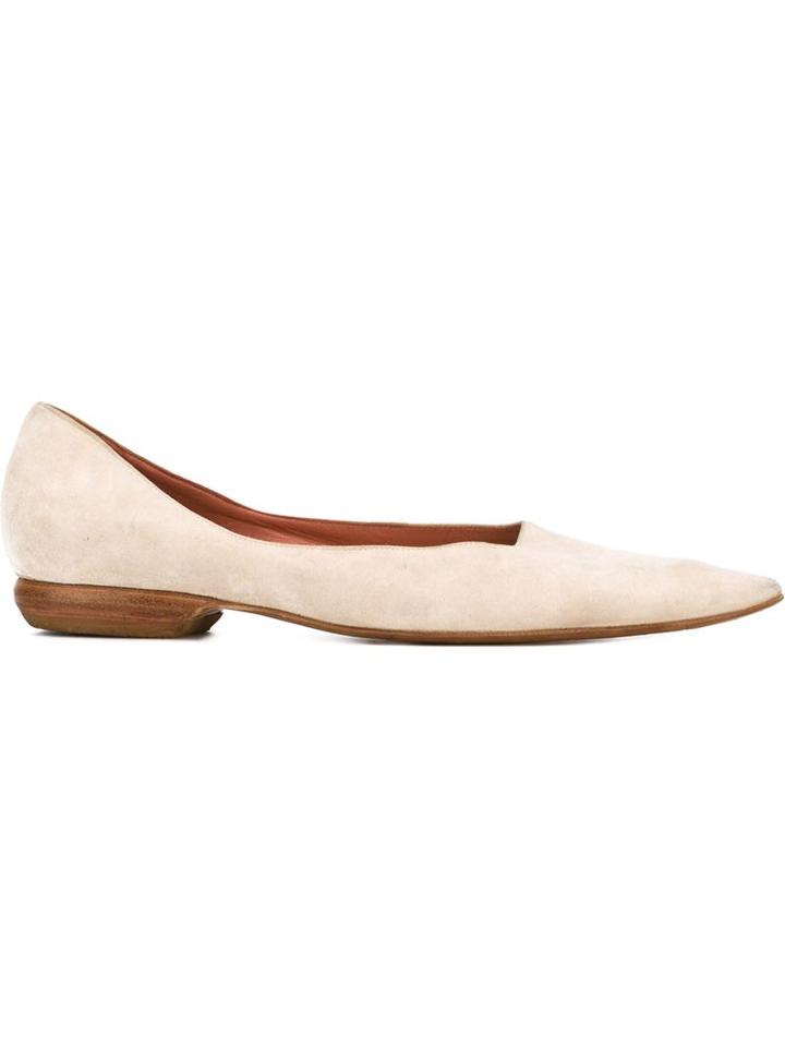 Giorgio Armani Vintage Pointed Toe Ballerinas