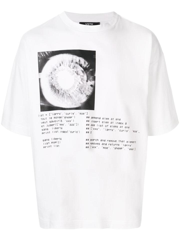 Vostok Clth Eye Control Crewneck T-shirt - White