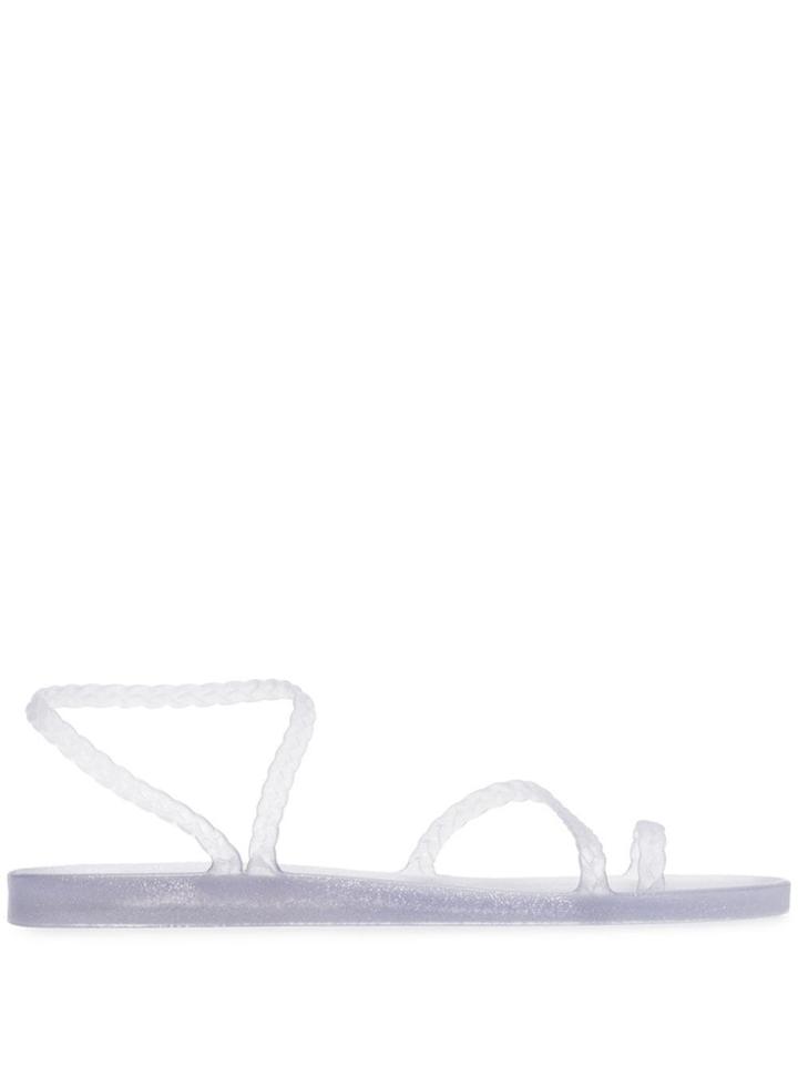 Ancient Greek Sandals Eleftheria Jelly Sandals - Silver