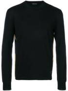 Prada Side Panel Pullover - Black