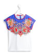 Dolce & Gabbana Kids 'carretto Sicilano' Print Top, Girl's, Size: 6 Yrs, White