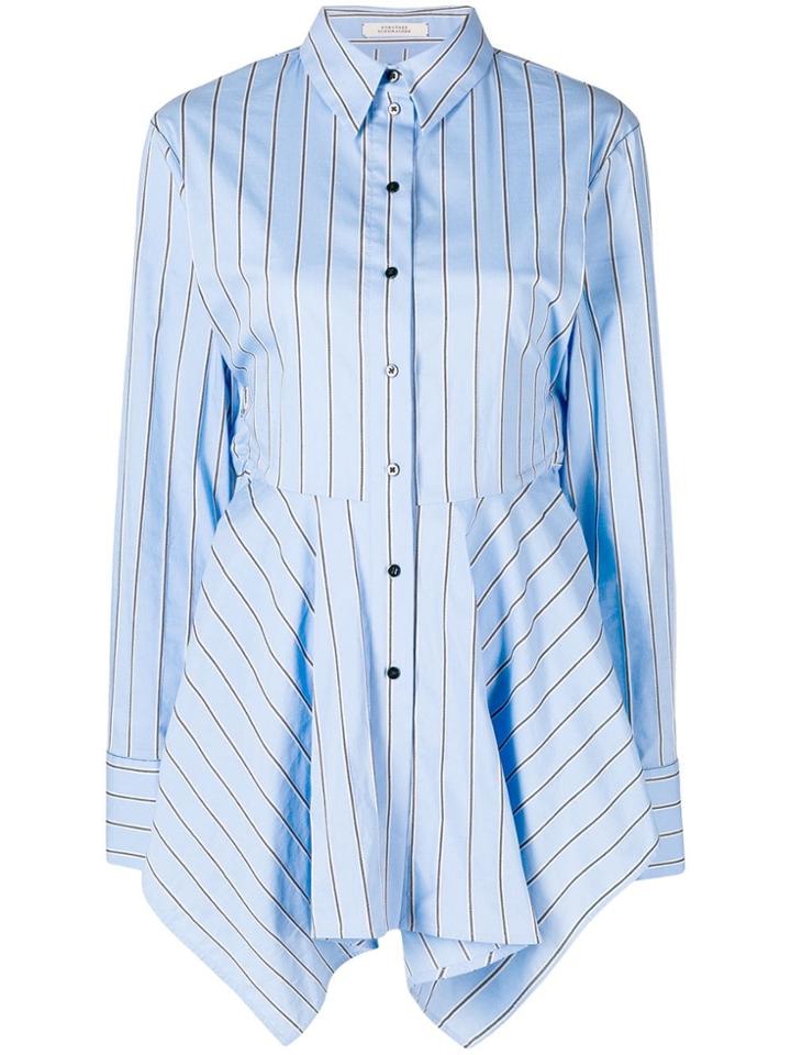 Dorothee Schumacher Asymmetric Hem Shirt - Blue