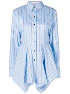 Dorothee Schumacher Asymmetric Hem Shirt - Blue