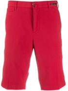 Pt01 Plain Chino Shorts - Red