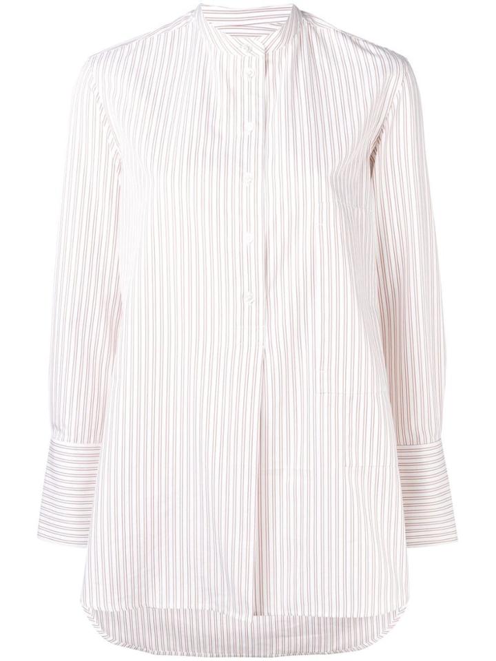 Studio Nicholson Mandarin Collar Shirt - White