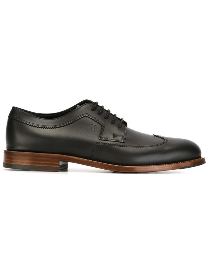 Tod's Stacked Heel Derby Shoes