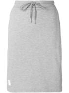 Thom Browne Rwb Stripe Piqué Skirt - Grey