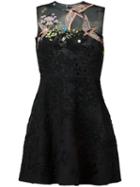 Valentino Landscape Embroidered Dress