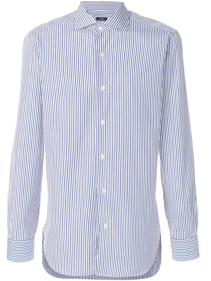 Barba Striped Shirt - Blue