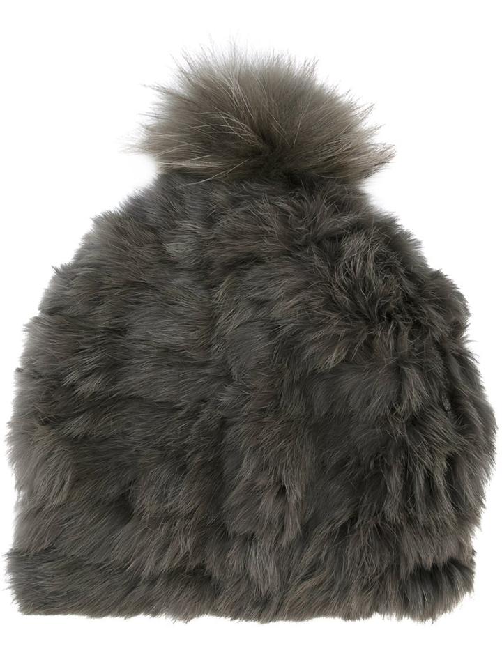 Yves Salomon Pompom Beanie