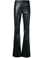 Theory Faux Leather Trousers - Black