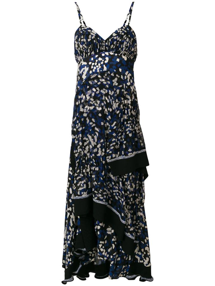 3.1 Phillip Lim Printed Midi Dress - Black
