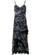3.1 Phillip Lim Printed Midi Dress - Black