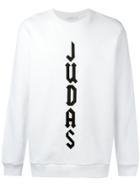 Givenchy Judas Slogan Sweatshirt - White
