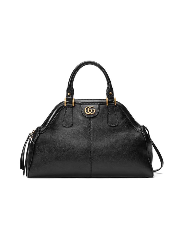 Gucci Re(belle) Medium Top Handle Tote - Black