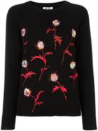 Kenzo 'dandelion' Beaded Jumper, Women's, Size: Medium, Black, Viscose/wool/polyimide