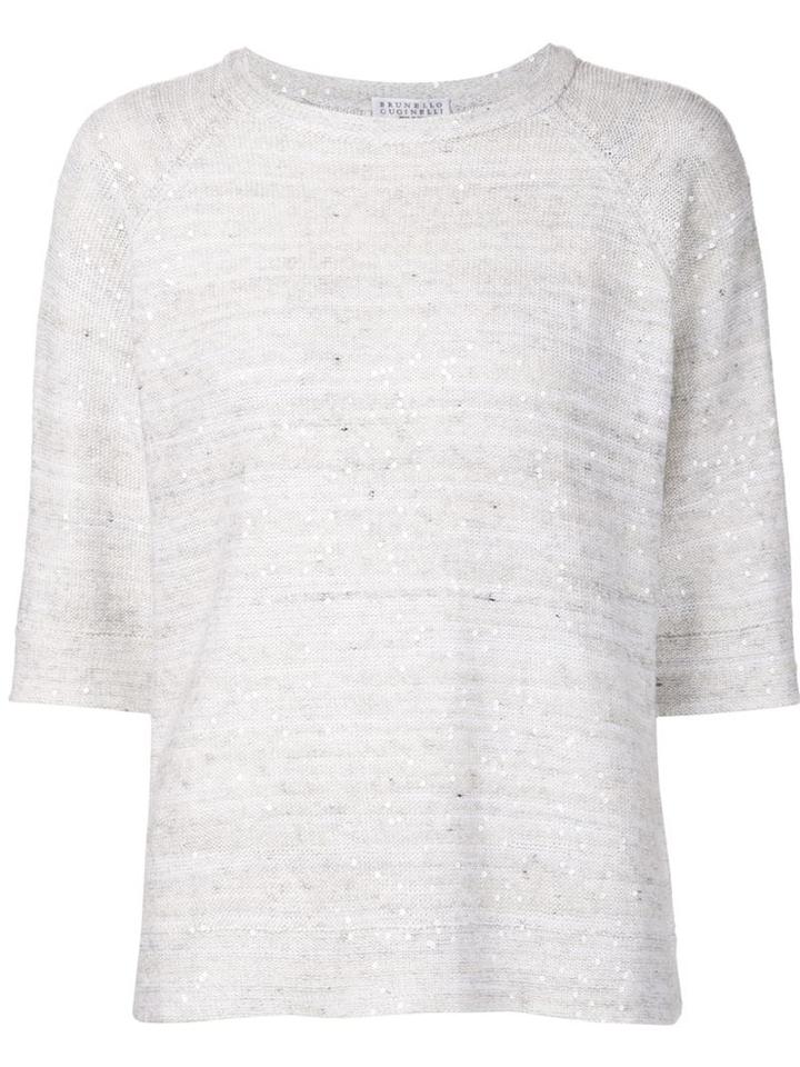 Brunello Cucinelli Sequined Sweater