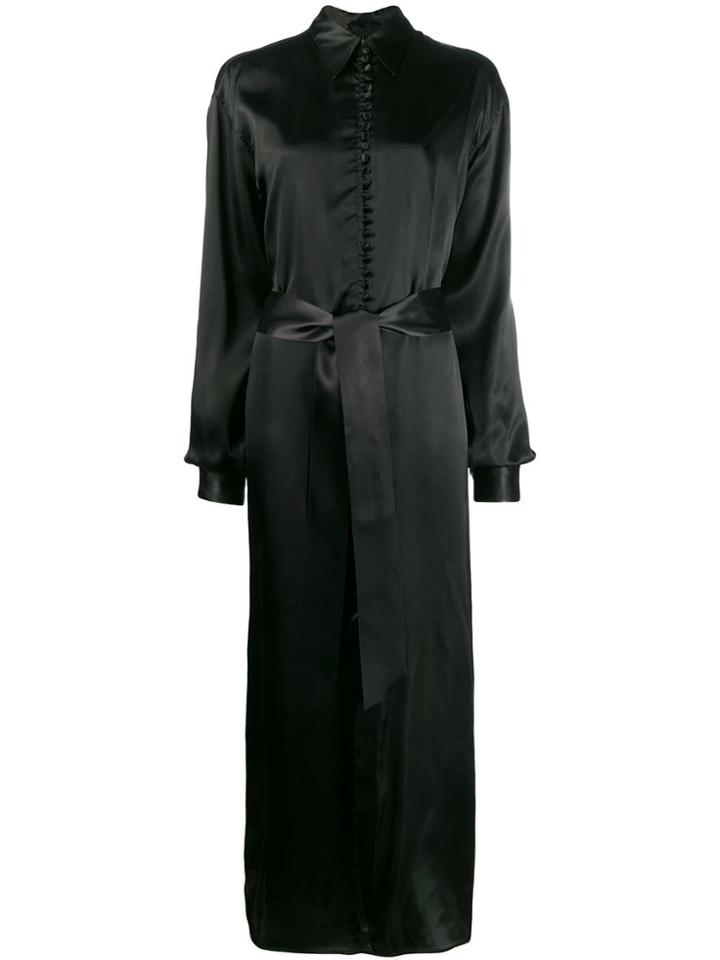 Mm6 Maison Margiela Shirt Dress - Black