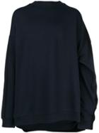 Y / Project Double-front Oversized Sweater - Blue