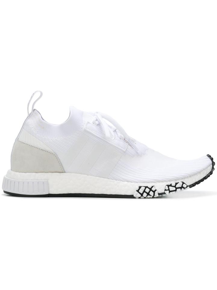 Adidas Adidas Originals Nmd Racer Primeknit Sneakers - White