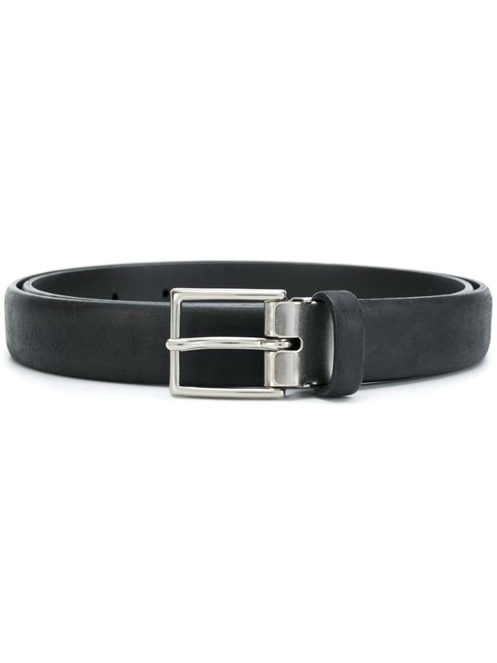 Comme Des Garçons Homme Plus Classic Buckled Belt - Black