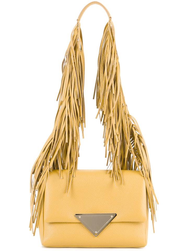 Sara Battaglia Teresa Shoulder Bag - Yellow & Orange