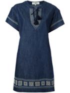 Vanessa Bruno Athé Shift Denim Dress, Women's, Size: 38, Blue, Cotton/polyester