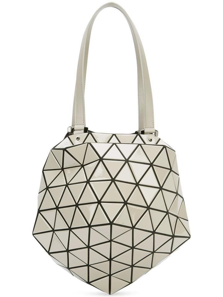 Bao Bao Issey Miyake - Geometric Structured Shoulder Bag - Women - Polyester/polyurethane - One Size, Grey, Polyester/polyurethane