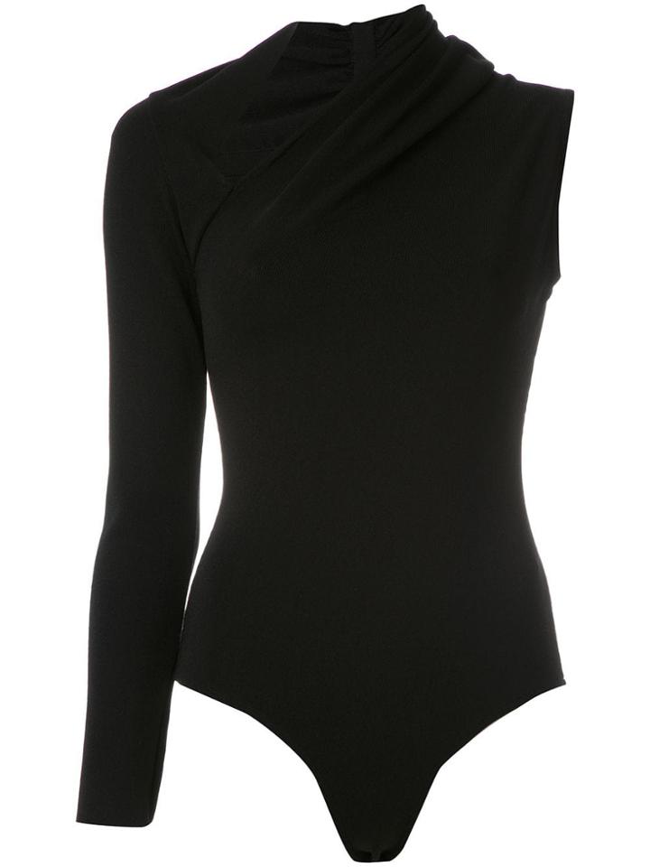 Egrey Asymmetrical Bodysuit - Black