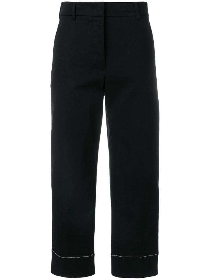 Cédric Charlier High-waisted Trousers - Black