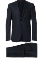 Tagliatore Stripe Print Two-piece Suit - Blue