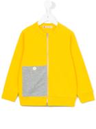 Marni Kids Contrast Pocket Sweatshirt, Girl's, Size: 12 Yrs, Yellow/orange