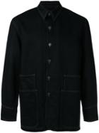 Lemaire Denim Jacket, Men's, Size: 48, Black, Cotton