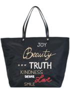 Red Valentino Embroidered Shopping Tote