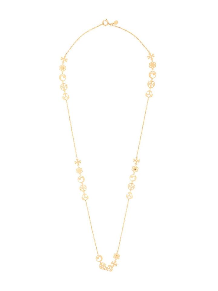 Tory Burch Logo Charm Rosary - Gold