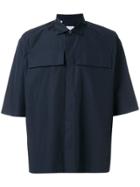 Jil Sander Flap Pocket Short Sleeve Shirt - Blue