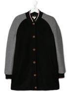 Kenzo Kids Teen Long Line Bomber Jacket - Blue