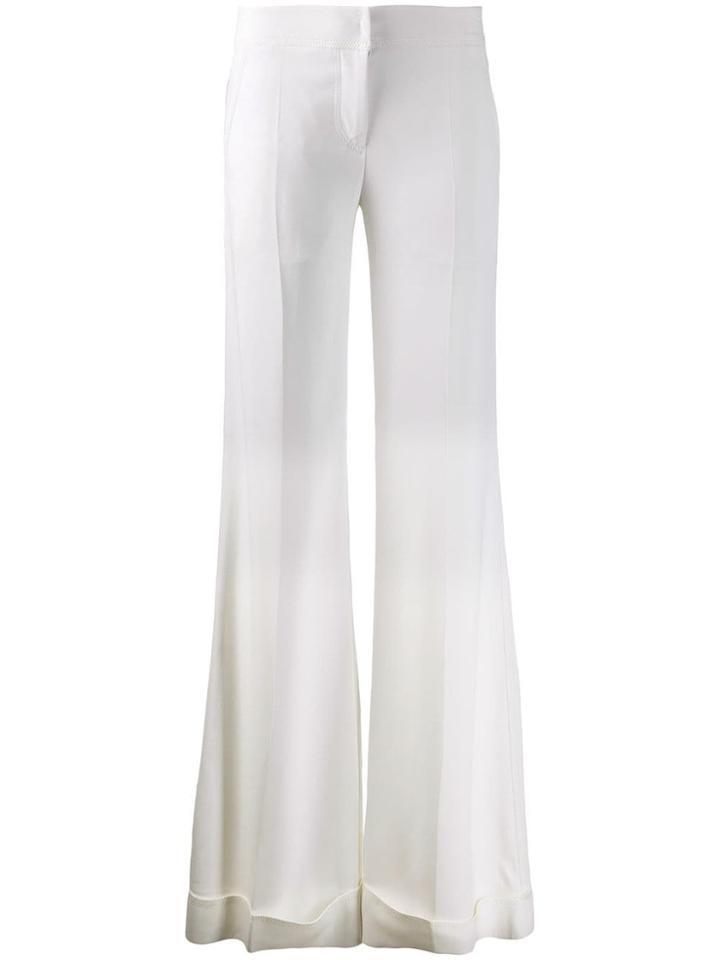Genny Flared Trousers - White