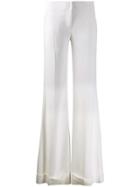 Genny Flared Trousers - White