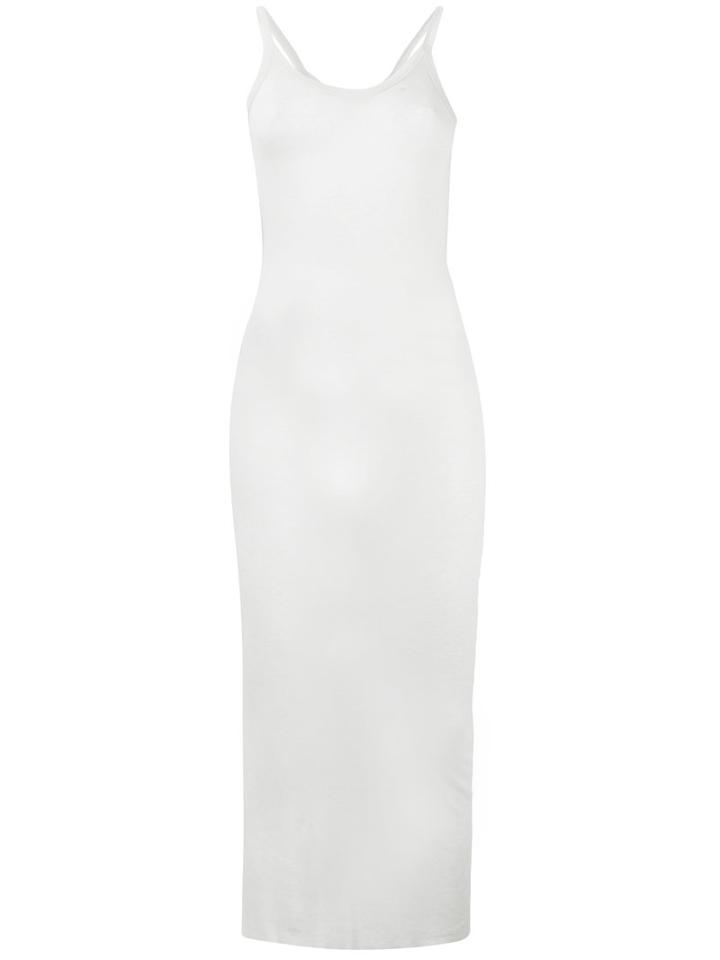 Midi Tank Dress - Women - Cotton/polyamide/viscose - 44, Grey, Cotton/polyamide/viscose, Rick Owens Lilies