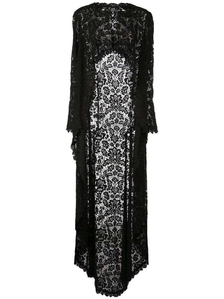 Tadashi Shoji Poncho-style Jacket - Black